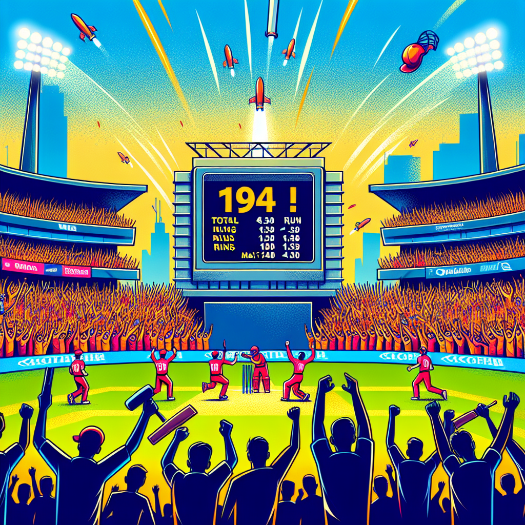 Highest runs in one match in ipl