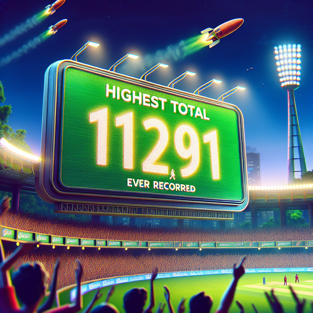 Ipl highest total