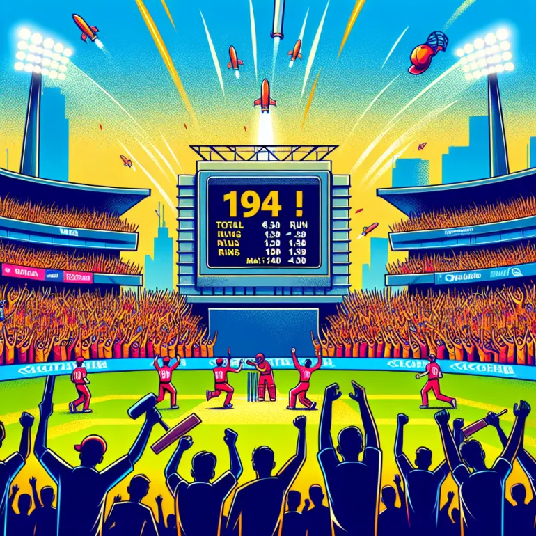 Highest runs in one match in ipl