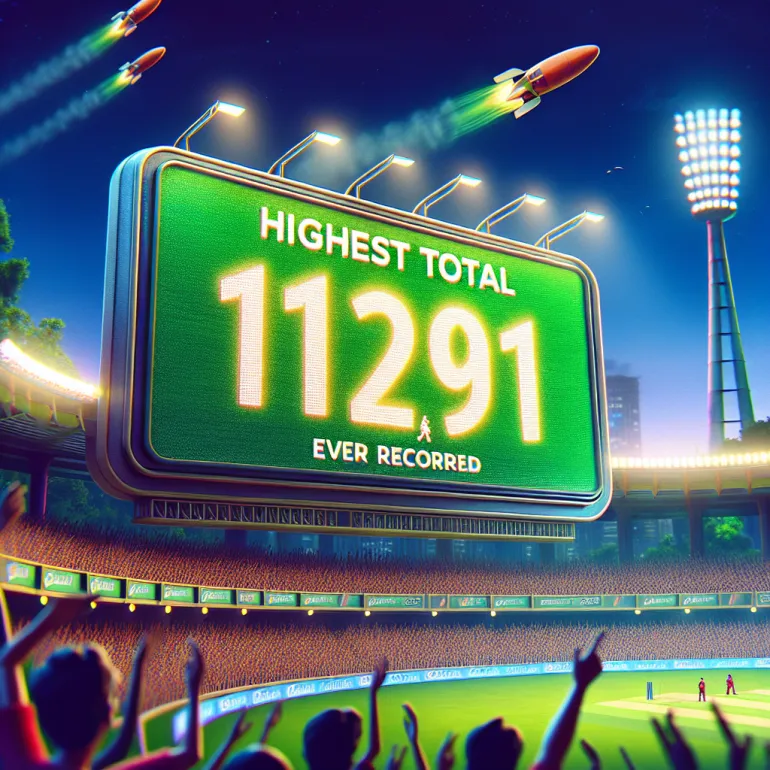Ipl highest total