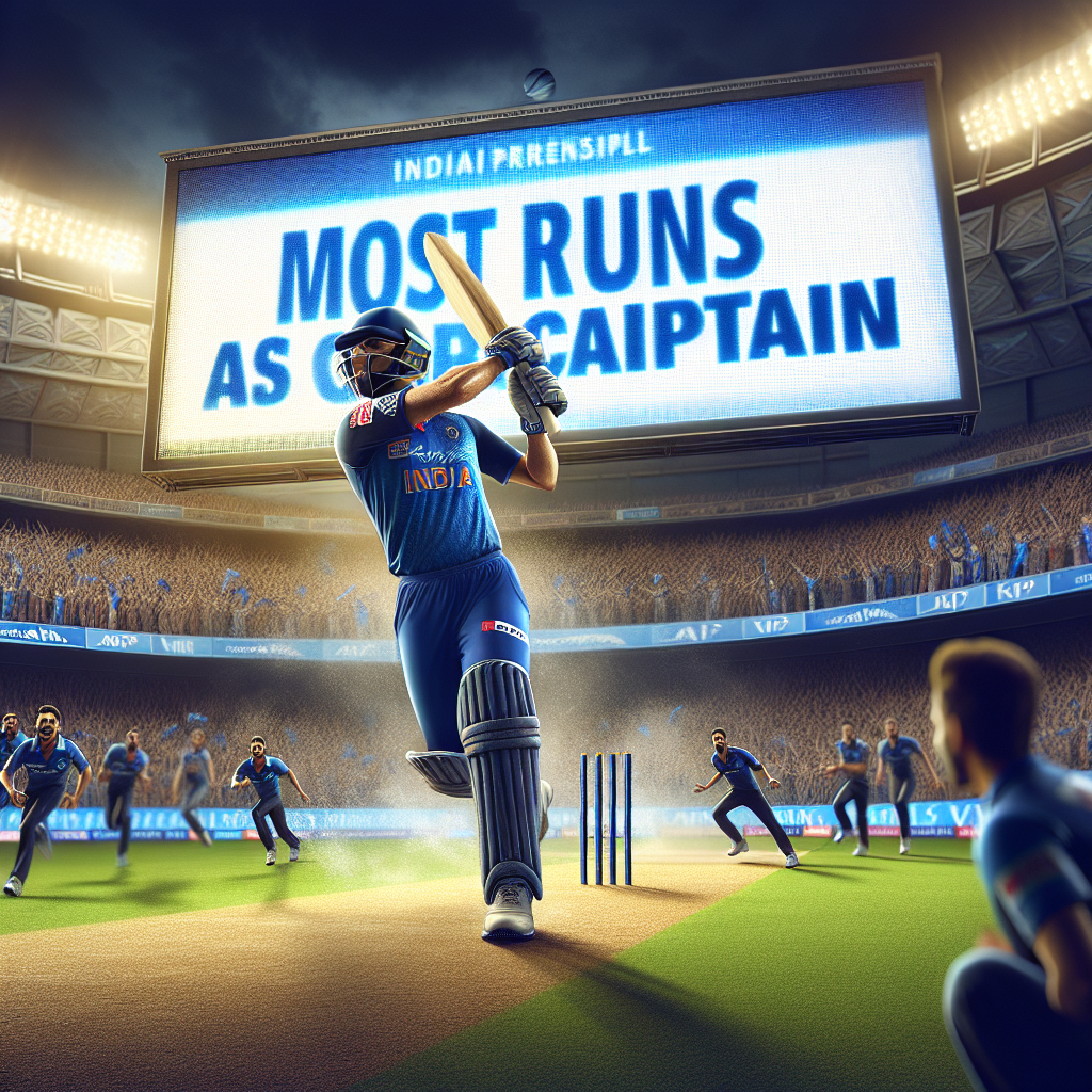 most runs as captain in ipl